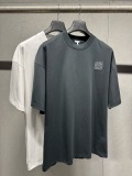 Loewe 26SS Classic Embroidered Logo T-shirt Unisex Loose Casual Short Sleeve