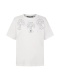 Chrome Hearts Fashion Embroidered Round Neck T-shirt Unisex Loose Casual Short Sleeve