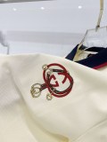 Gucci Classic Embroidered Bell Logo Casual Versatile Polo Shirt