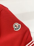 Moncler Classic Embroidered Logo Casual Collar Polo Shirt