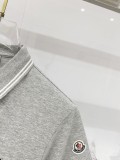 Moncler Classic Embroidered Logo Casual Collar Polo Shirt