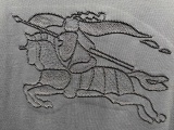 Burberry 26SS Classic Embroidered War Horse T-shirt Unisex Loose Casual Short Sleeve