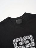 Givenchy Fashion Braid Printed T-shirt Unisex Loose Casual Short Sleeve