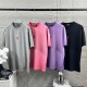 Balenciaga 26SS Classic Embroidered Logo T-shirt Unisex Loose Casual Short Sleeve