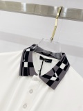 Versace 26SS Fashion Embroidered Logo Collar Polo Shirt