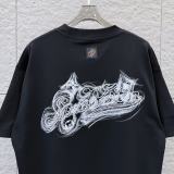 Louis Vuitton 26SS Fashion Embroidered Short Sleeve Couple's Casual Versatile T-shirt