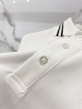 Prada Classic Embroidered Crown Logo Casual Polo Shirt