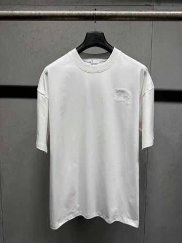 Burberry 26SS Classic Embroidered War Horse T-shirt Unisex Loose Casual Short Sleeve