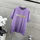 Balenciaga 26SS Classic Logo Printed T-shirt Unisex Loose Casual Short Sleeve