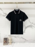 Prada Classic Embroidered Crown Logo Casual Polo Shirt
