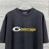 Balenciaga 26SS Classic Logo Printed T-shirt Unisex Loose Casual Short Sleeve