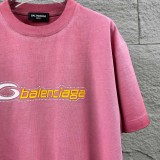 Balenciaga 26SS Classic Logo Printed T-shirt Unisex Loose Casual Short Sleeve
