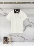 Versace 26SS Fashion Embroidered Logo Collar Polo Shirt