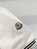 Moncler Classic Embroidered Logo Casual Collar Polo Shirt