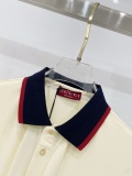 Gucci Classic Embroidered Bell Logo Casual Versatile Polo Shirt