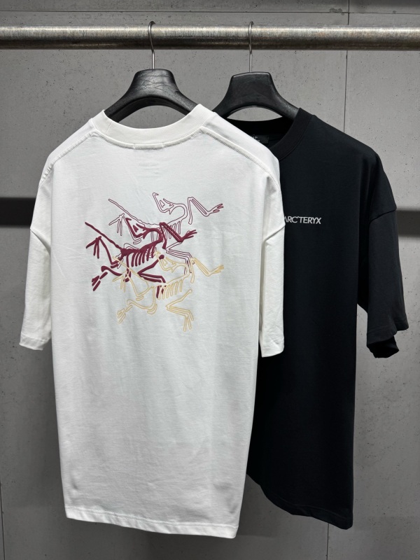ARC'TERYX Classic Logo Printed T-shirt Unisex Loose Casual Short Sleeve