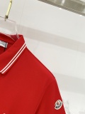 Moncler Classic Embroidered Logo Casual Collar Polo Shirt