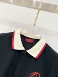 Gucci Classic Embroidered Bell Logo Casual Versatile Polo Shirt