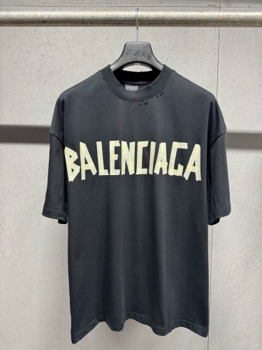 Balenciaga 26SS Classic Logo Printed T-shirt Unisex Loose Casual Short Sleeve
