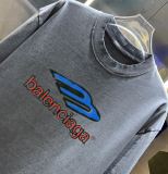 Balenciaga 26SS Classic Logo Printed Short Sleeve Couple Casual Washed T-shirt