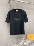 Gucci 26SS Classic Logo Printed Casual Versatile Round Neck Short Sleeve Set
