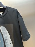 Bottega Veneta Fashion Abstract Art Printed Short Sleeve Unisex Casual Versatile T-shirt