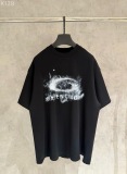 Balenciaga Classic Logo Printed Short Sleeve Unisex Casual Loose T-shirt
