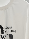 Louis Vuitton Fashion Horse Logo Printed T-shirt Couple Casual Versatile Short Sleeve