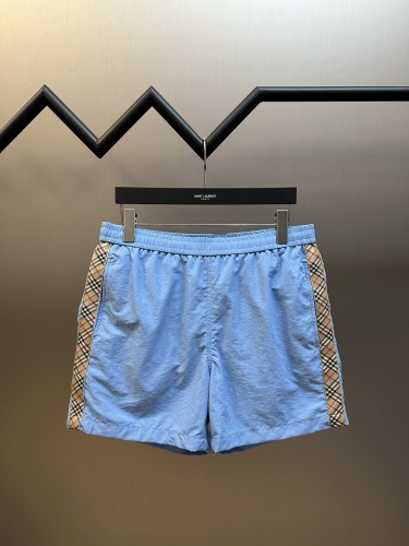 Burberry Classic Checkered Ribbon Quick Drying Shorts Unisex Casual Versatile Shorts