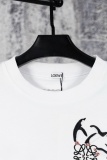 Loewe 26SS Fashion Embroidered Penguin Logo Round Neck T-shirt Unisex Casual Loose Short Sleeve