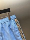 Burberry Classic Checkered Ribbon Quick Drying Shorts Unisex Casual Versatile Shorts
