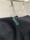 Gucci 26SS Classic Embroidered Logo Casual Versatile Round Neck Short Sleeve Set