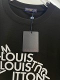 Louis Vuitton Personalized Logo Printed T-shirt Couple Casual Versatile Short Sleeve