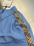 Burberry Classic Checkered Ribbon Quick Drying Shorts Unisex Casual Versatile Shorts