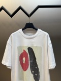 Bottega Veneta Fashion Abstract Art Printed Short Sleeve Unisex Casual Versatile T-shirt