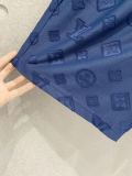 Louis Vuitton 26SS Couple Fashion Full Logo Round Neck Casual Short Sleeve Set