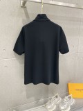 Gucci 26SS Classic Embroidered Logo Casual Half Zipper Short Sleeve Set