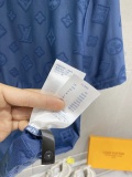Louis Vuitton 26SS Couple Fashion Full Logo Round Neck Casual Short Sleeve Set