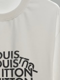 Louis Vuitton Personalized Logo Printed T-shirt Couple Casual Versatile Short Sleeve