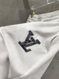 Louis Vuitton 26SS Fashion Embroidered Logo Round Neck Casual Short Sleeve Set