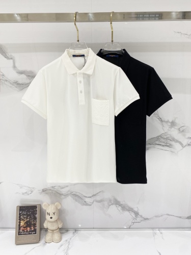 Louis Vuitton Classic Logo Casual Versatile Polo Shirt
