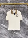 Louis Vuitton 26SS Classic Embroidered Logo Casual Short Sleeve Polo Shirt Set
