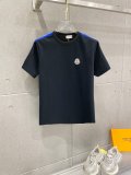 Moncler 26SS Classic Embroidered Logo Casual Versatile Round Neck Short Sleeve Set