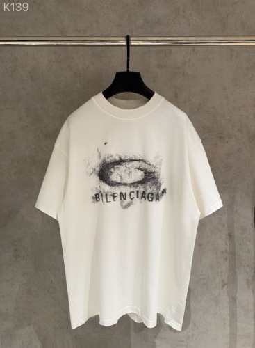 Balenciaga Classic Logo Printed Short Sleeve Unisex Casual Loose T-shirt