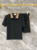 Gucci 26SS Classic Embroidered Logo Casual Short Sleeve Polo Set