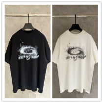 Balenciaga Classic Logo Printed Short Sleeve Unisex Casual Loose T-shirt Balenciaga Classic Logo Printed Short Sleeve Unisex Casual Loose T-shirt