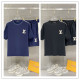 Louis Vuitton 26SS Fashion Embroidered Logo Round Neck Casual Short Sleeve Set