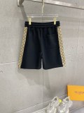 Gucci 26SS Classic Embroidered Logo Casual Versatile Zipper Polo Shirt Set