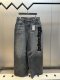 Balenciaga Fashion Embroidered Logo Loose Jeans