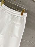 Loewe 26SS Classic Embroidered Logo Casual Versatile Round Neck Short Sleeve Set
